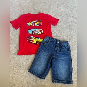 Boys shirt shorts set 10/12 10
